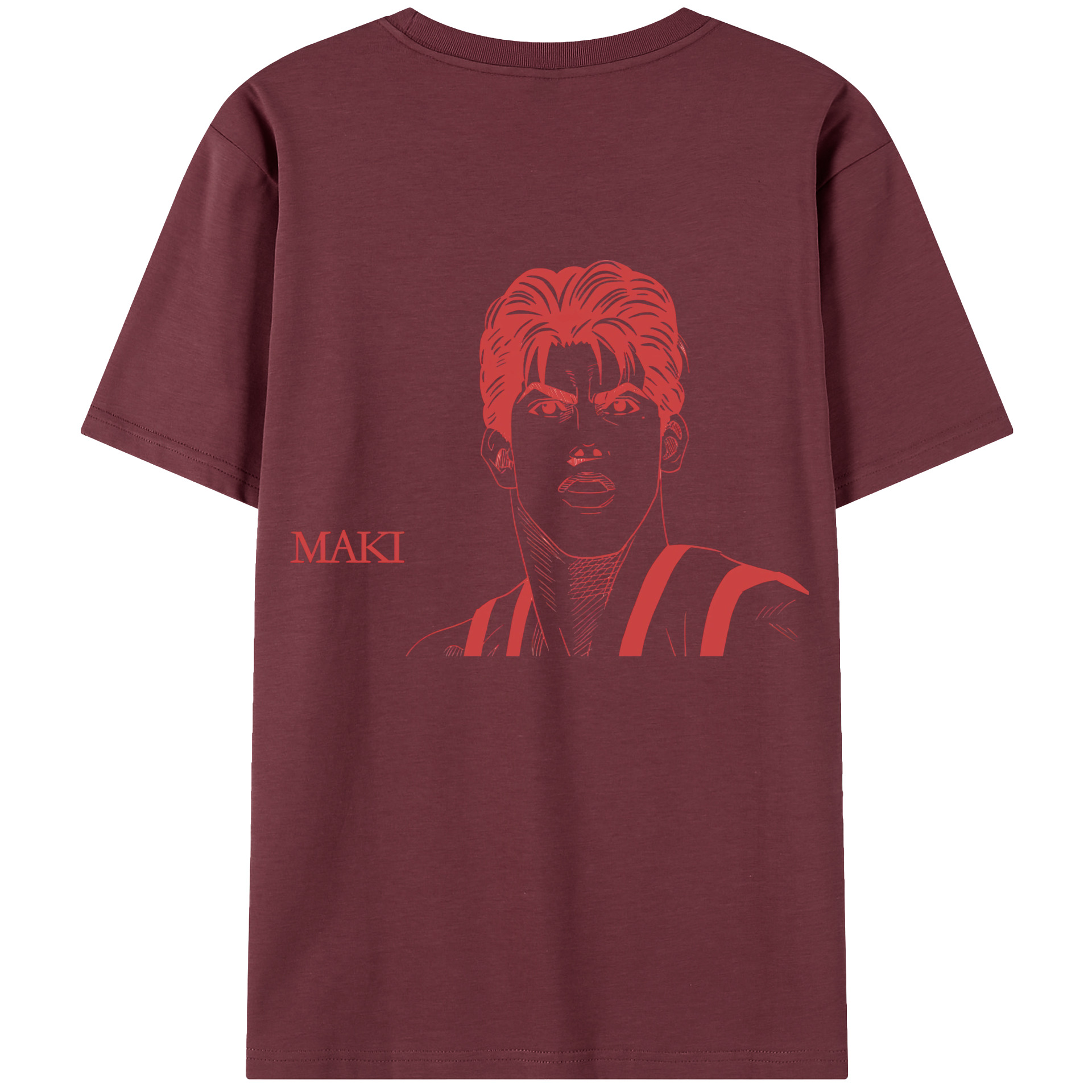 SLAM DUNK／スラムダンク 綿100％半袖Tシャツ（背面プリント）